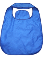 сумка-трансформер (складывается в карман 10*15 см на липучке), нейлон синий